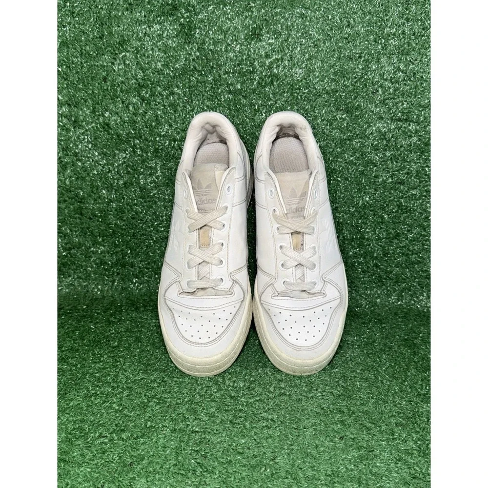 Adidas Shoes Womens Size 6 Forum Bold FY9042 White Leather Comfort Sneakers
